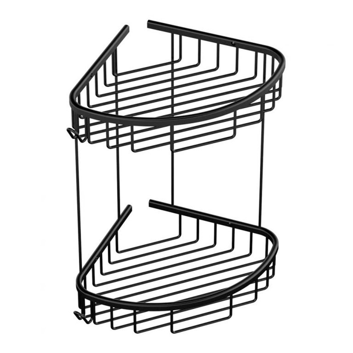 Deppot 19x19 Oval İkili Siyah Köşelik A.502s