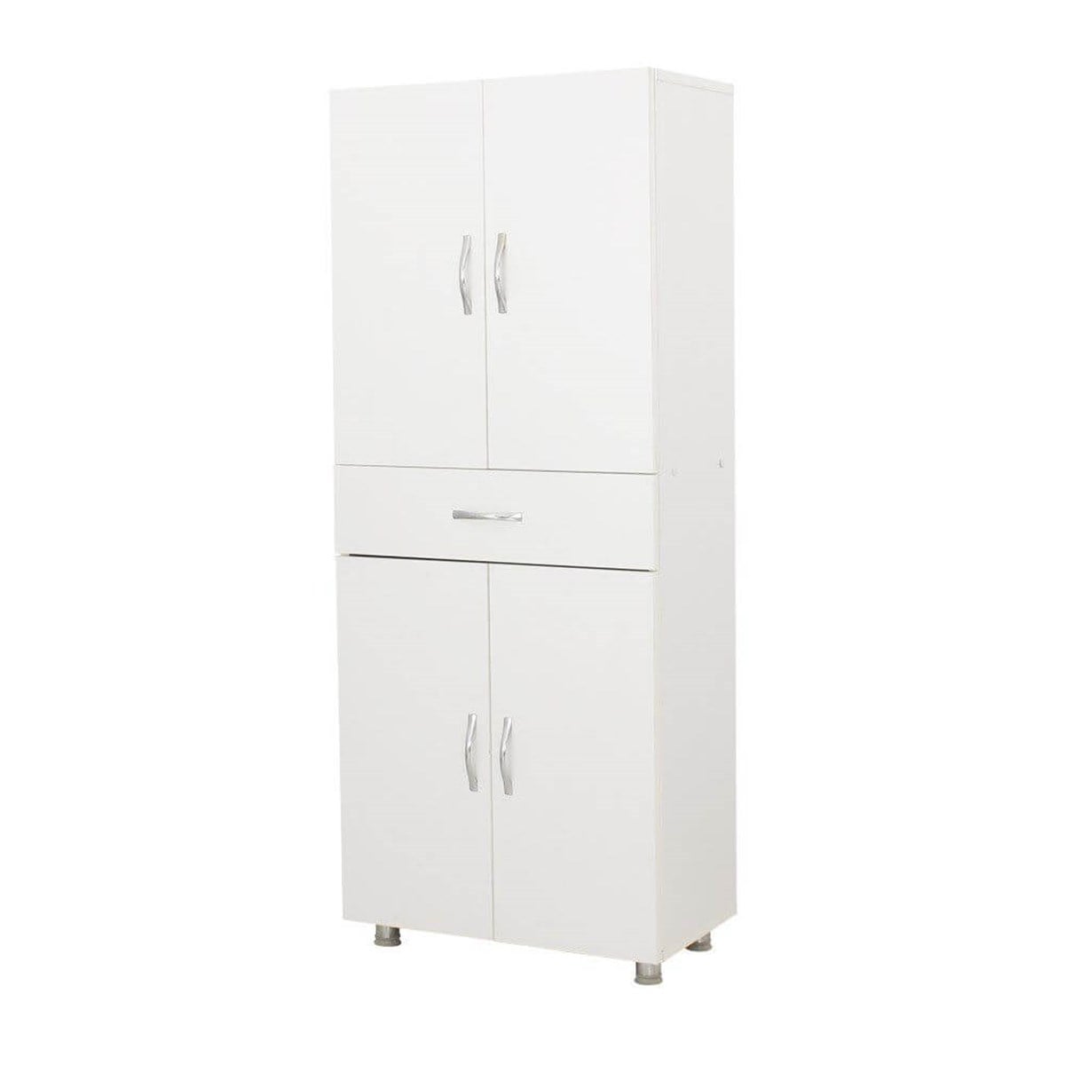 Dienni 145x60x35 cm 4 Kapaklı Çekmeceli Çok Amaçlı Dolap