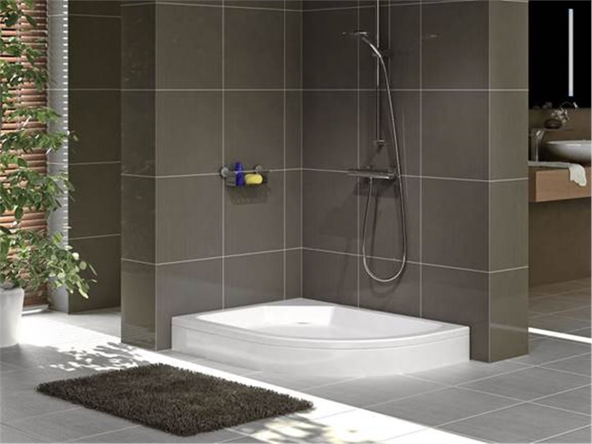 Duşal Zambak 90X120 Asimetrik Duş Teknesı R