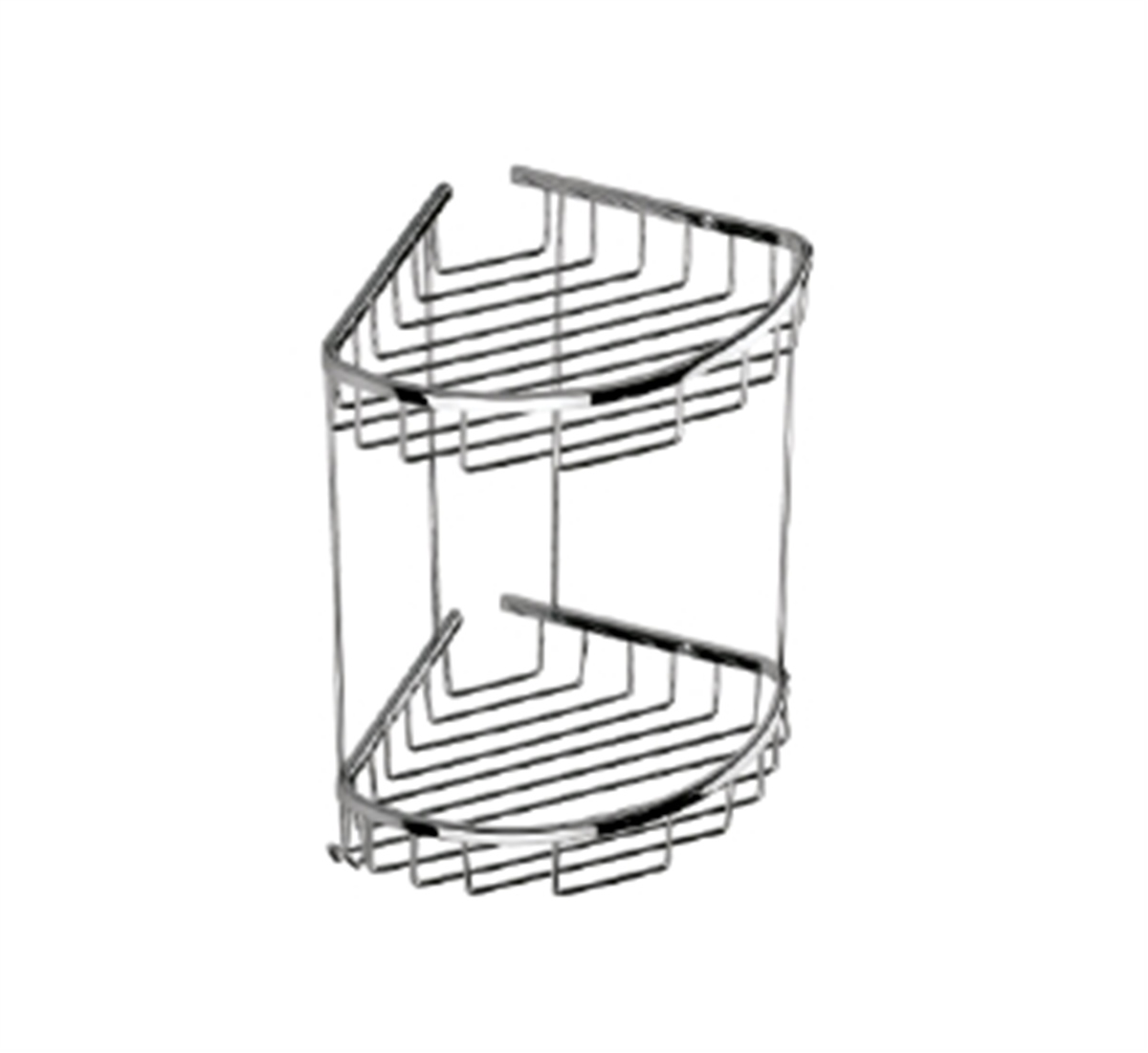 Duxxa Deppot 19X19 Cm Oval İkili Köşe Şampuanlık A.502