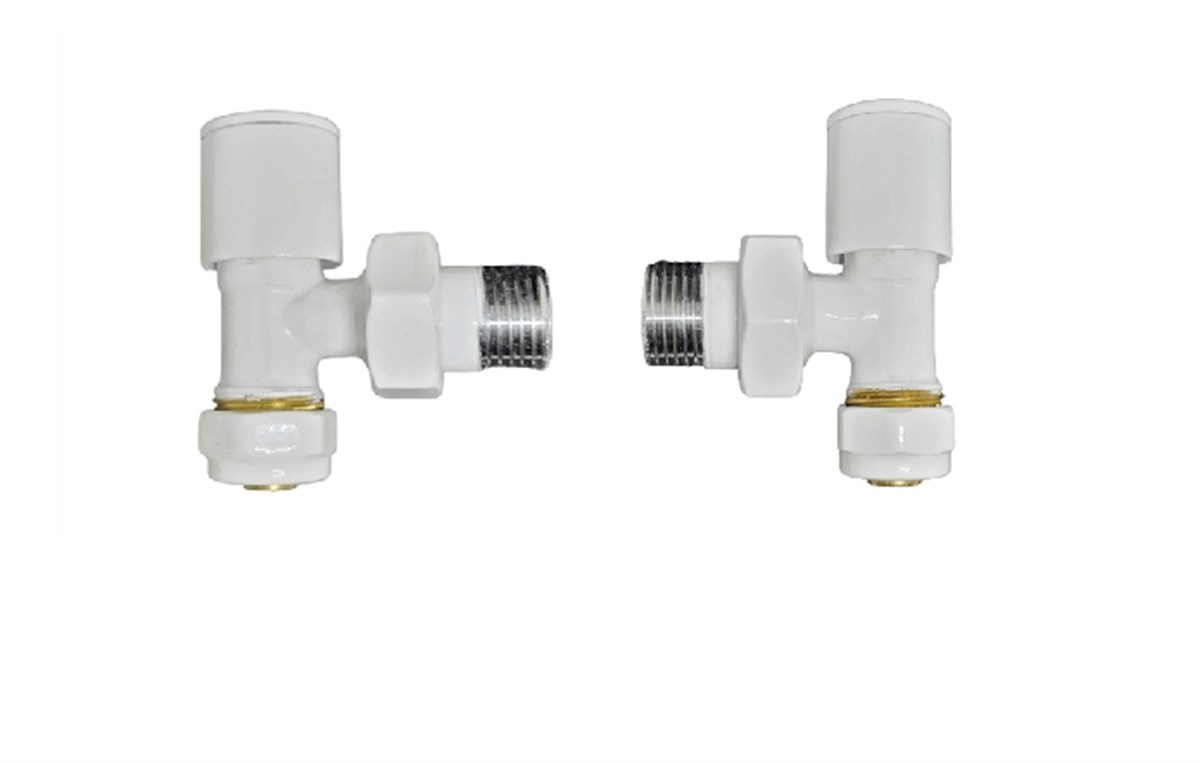 Edp Metal Kapaklı Beyaz Havlupan Radyatör Vanası Pex Ø16x1/2