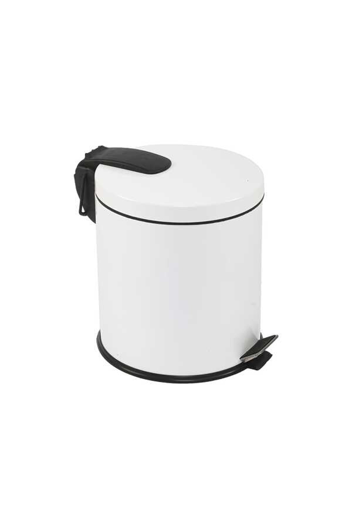 Efor 20 Litre Pedallı Beyaz Çöp Kovası 817B