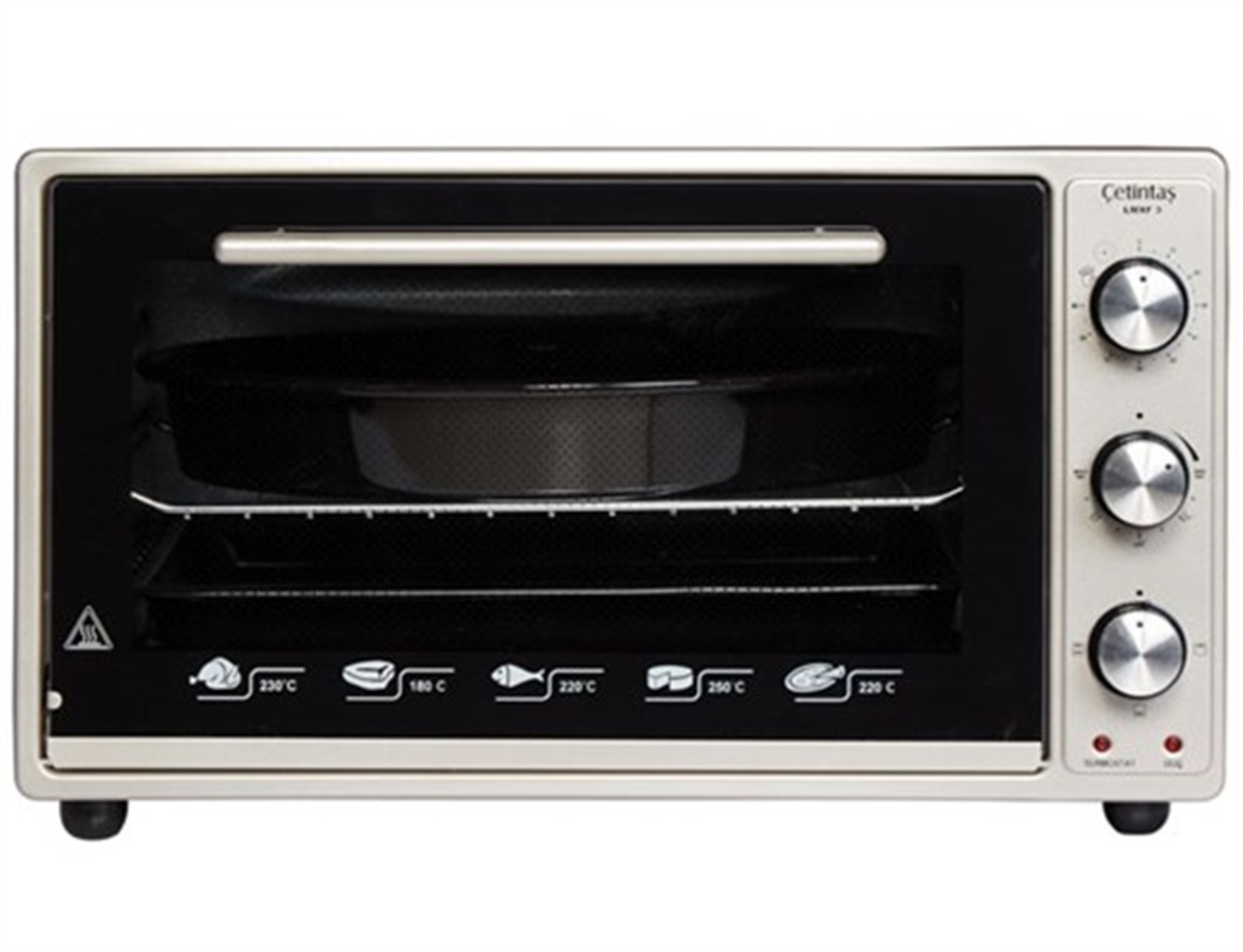 Evii Fırın Lux Maksi Beyaz Termostat 32 Litre Lmxf3