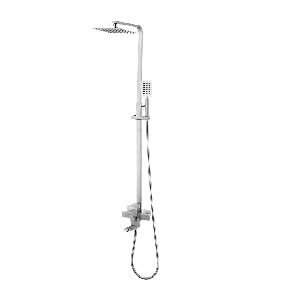 Fleko İnox Bataryalı Tepe Duş Seti SSC5T-S4