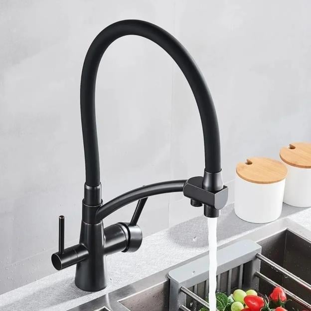 Fleko Siyah Kubar Arıtmalı Eviye Bataryası KS16S3-C