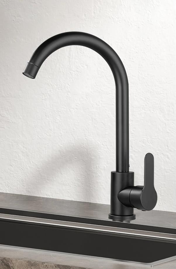 Fleko Siyah Kuğu Lavabo Bataryası MOBC402-2