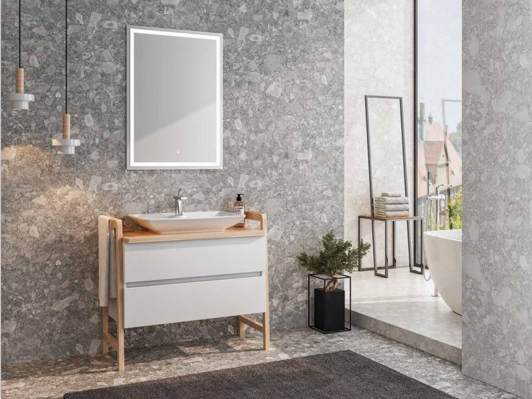 Gold Banyo Zeus 100 Cm Beyaz Banyo Dolabı