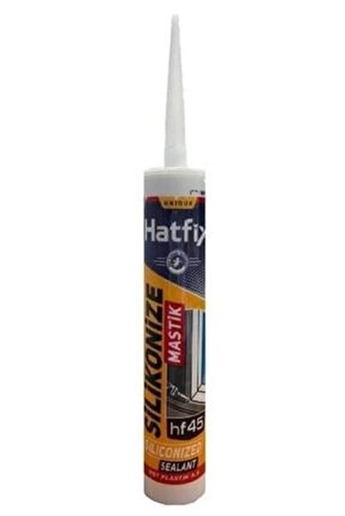 Hatfix Silikonize Mastik Beyaz 450 Gr