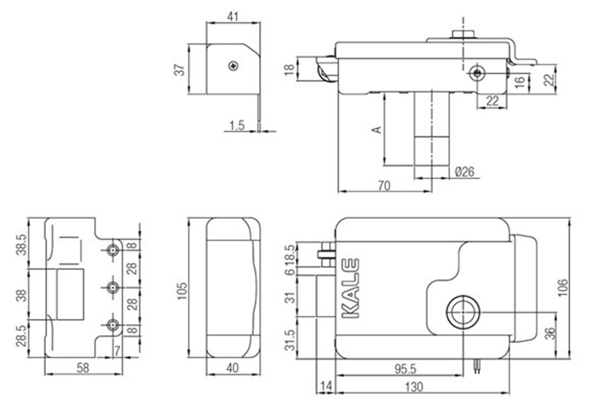 Kale 357Ms Otomat Tirajlı Elektrikli Dıştan