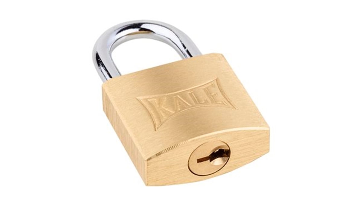 Kale Sarı Asma Kilit 40 Mm Kd-001/10-240