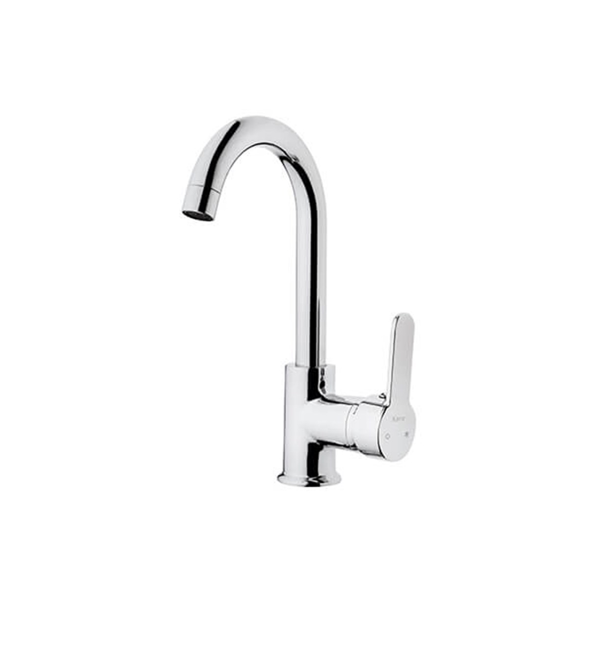 Kare Delta Mix Krom Kısa Kuğu Lavabo Bataryası 14002