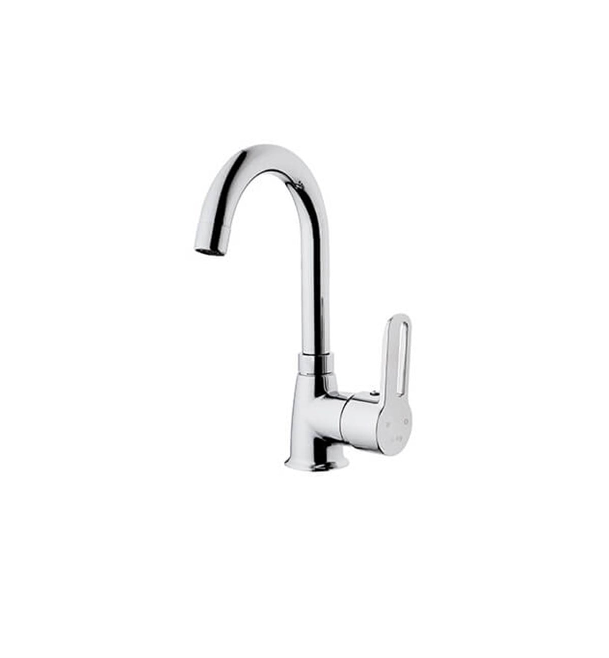 Kare Limra Mix Krom Kısa Kuğu Lavabo Bataryası 71002