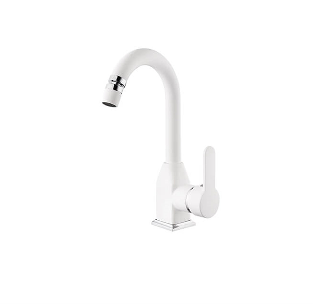 Kare Stil Mix Lavabo Bataryası Kısa Borulu 30006-K