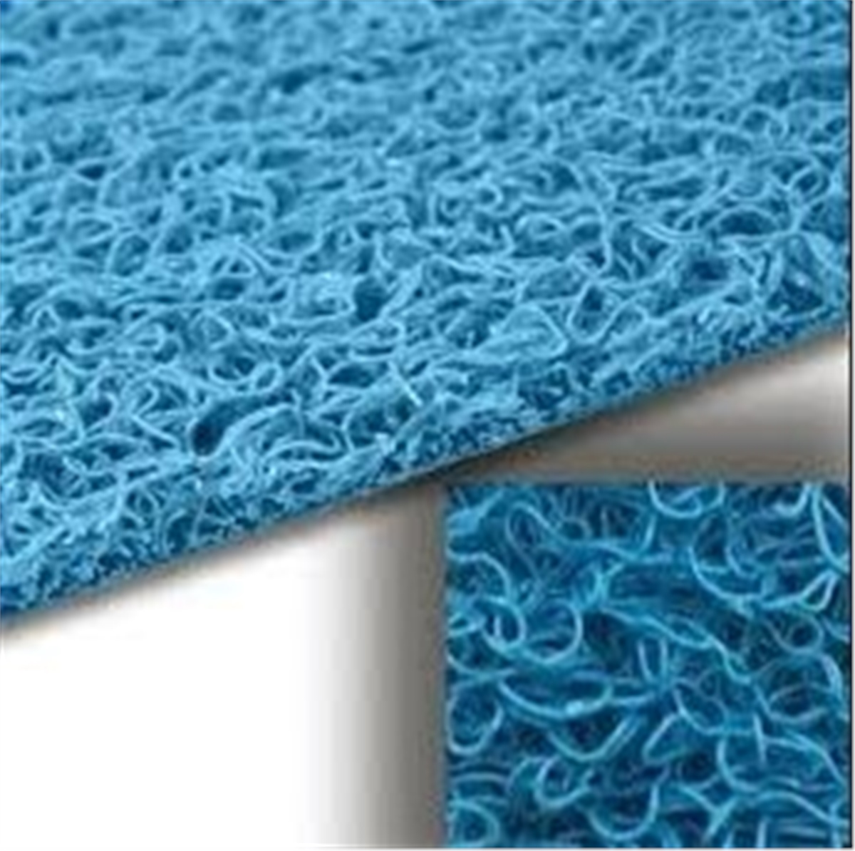 Kıvırcık Paspas Halı 14Mm-100 Cm Turkuaz