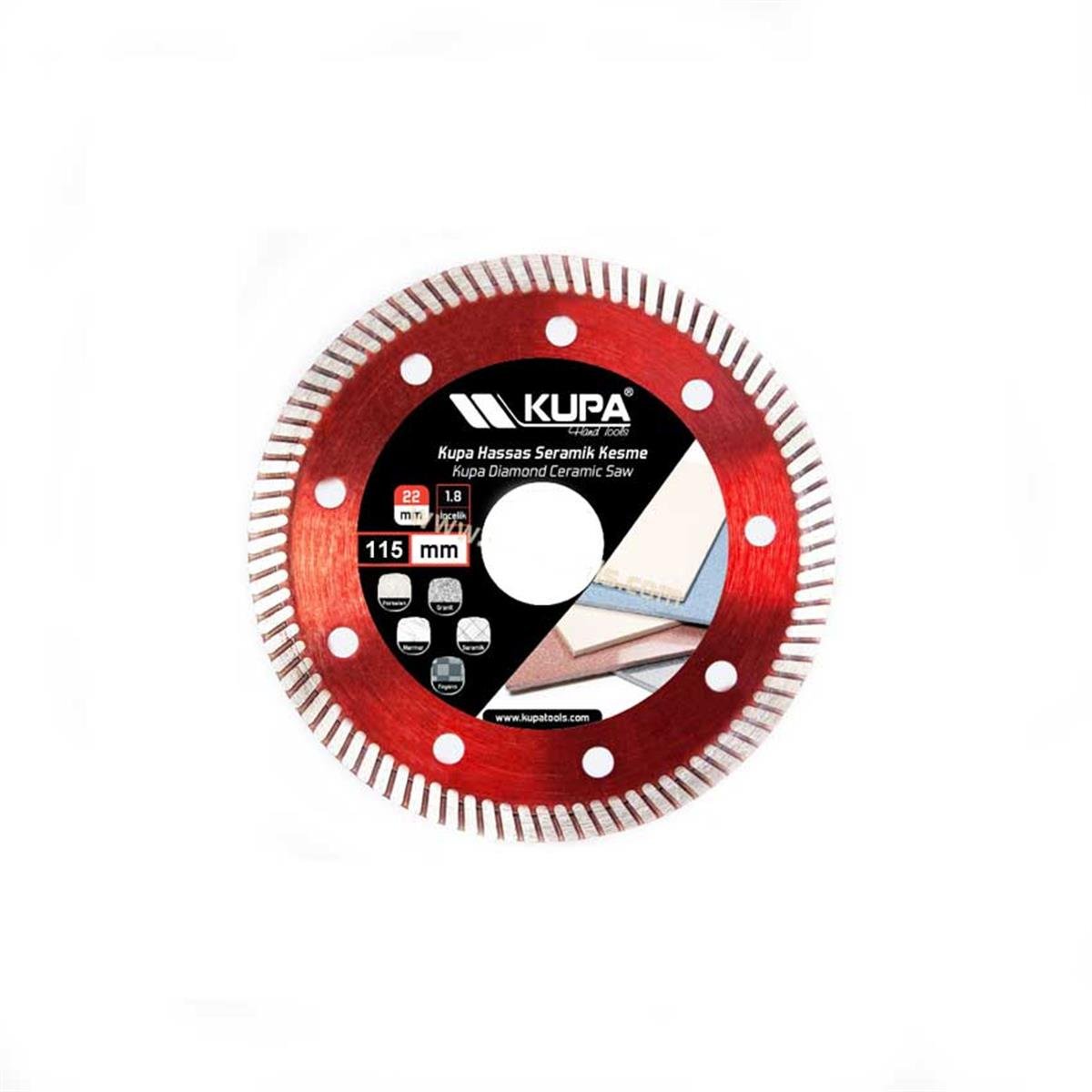 Kupa Süper Turbo Hassas Kesim Testere 115 MM
