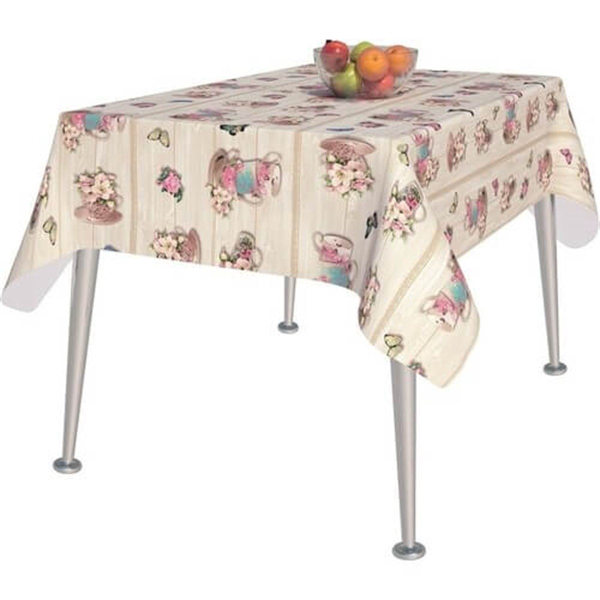 Mirella Pvc Elyaf Silinebilir Masa Örtüsü
