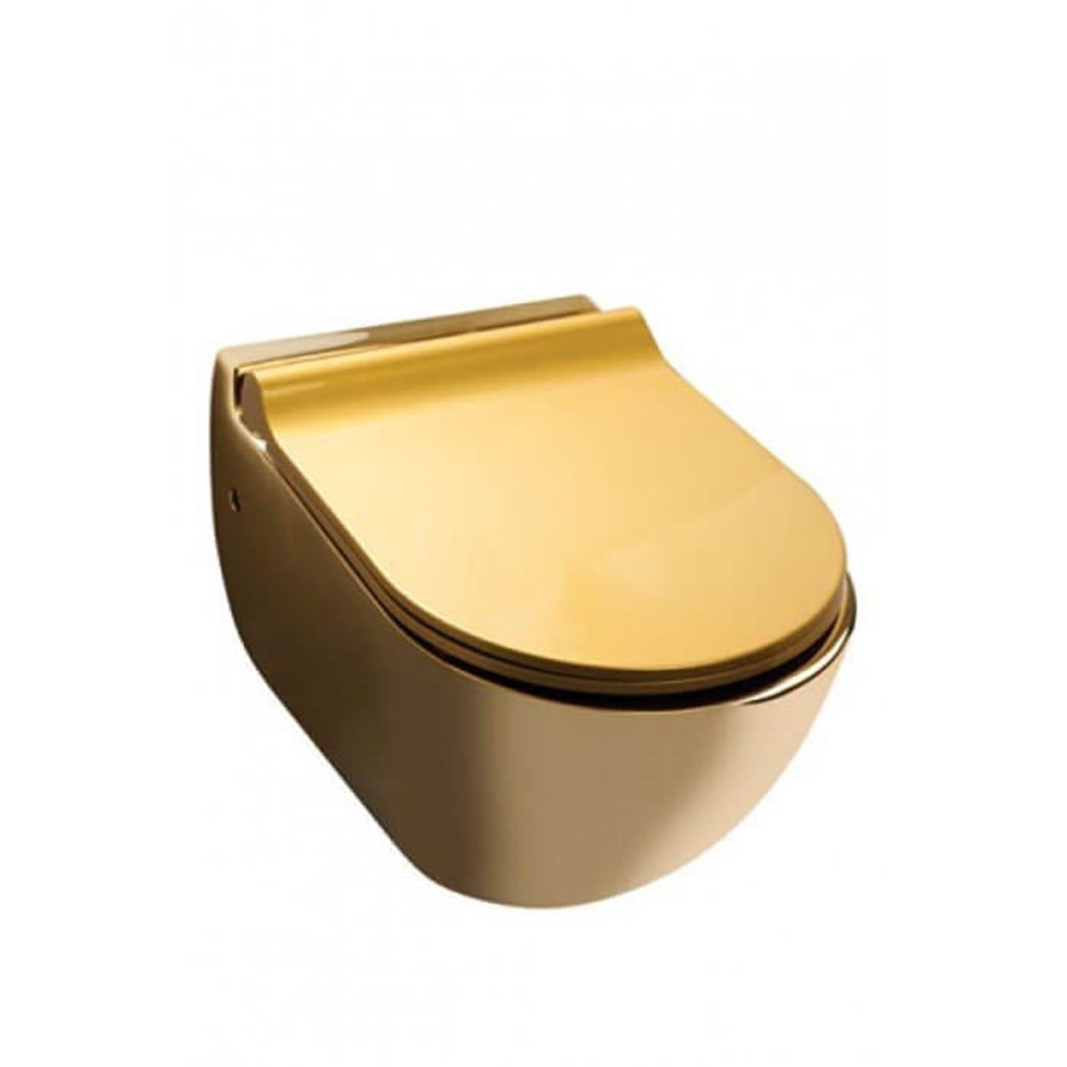 Newarc Modern Asma Klozet Altın 3825G + Yavaş Kapanır Kapak