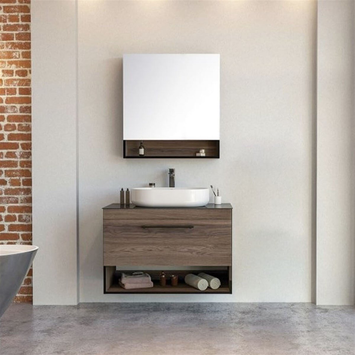 Orka Knidos 70 Cm Navaro Banyo Dolabı