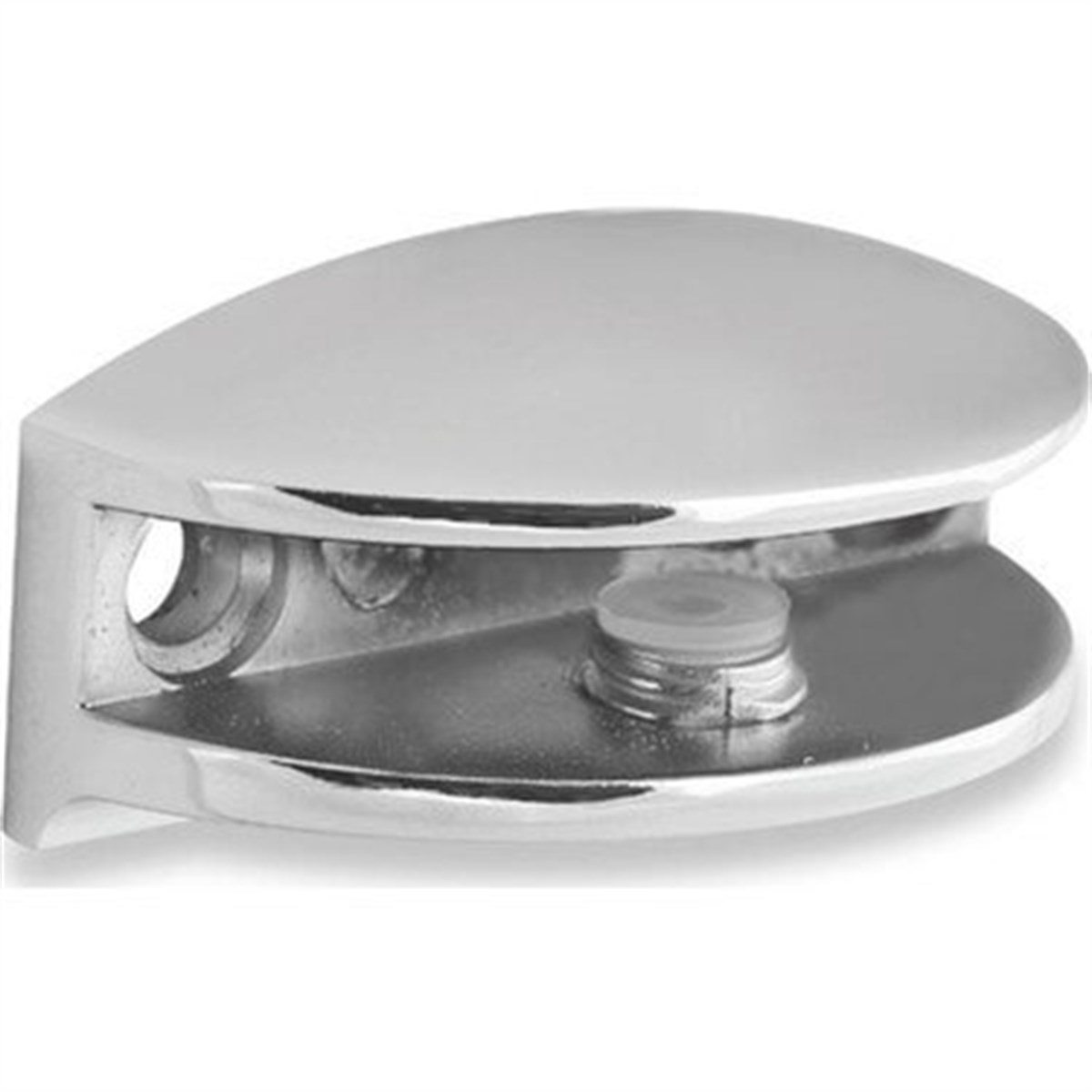 Osena 7100-01 Cam Ve Ahşap Raf Tutucu 10 mm Krom