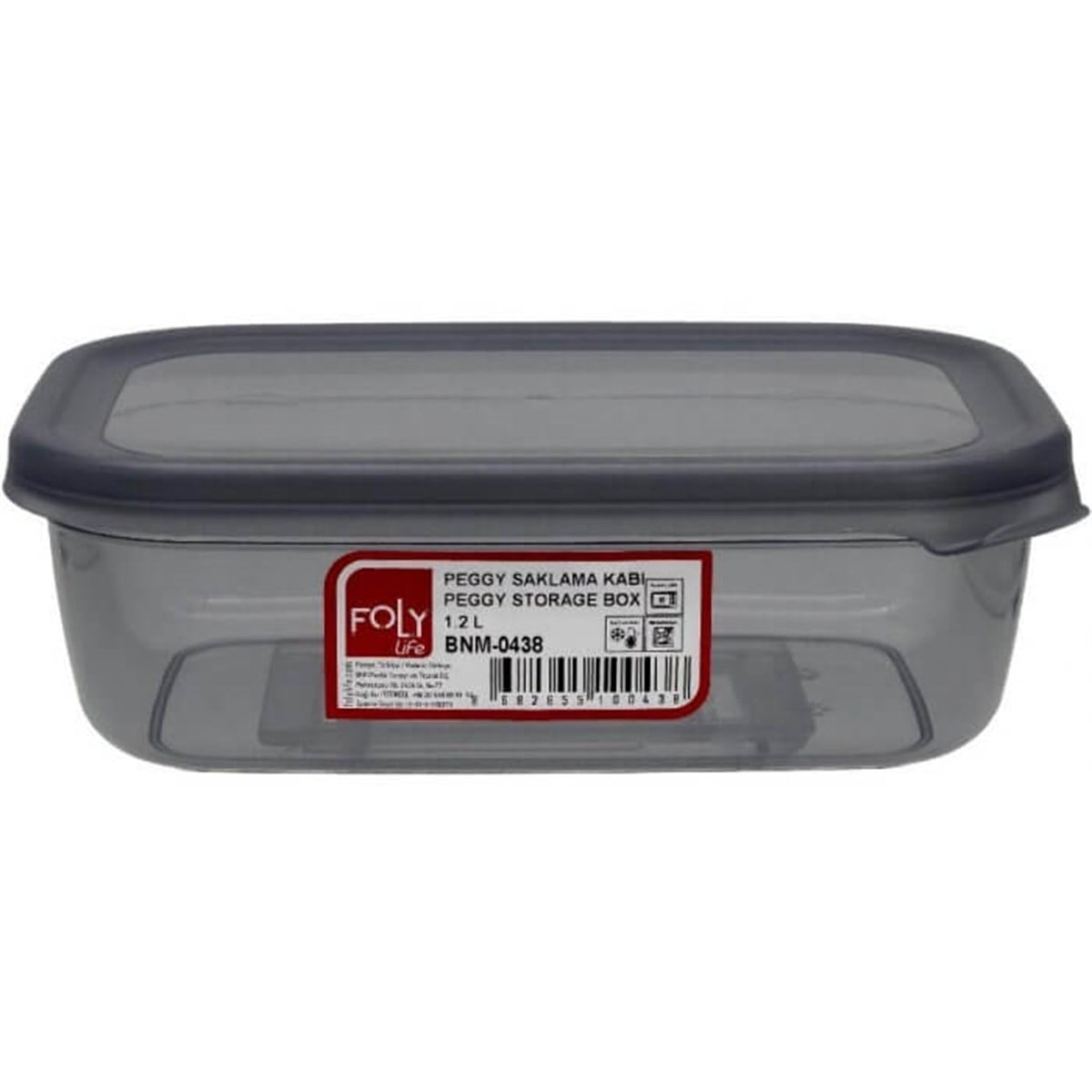 Peggy Foly Life Plastik Saklama Kabı 1.2 Litre BNM-0438