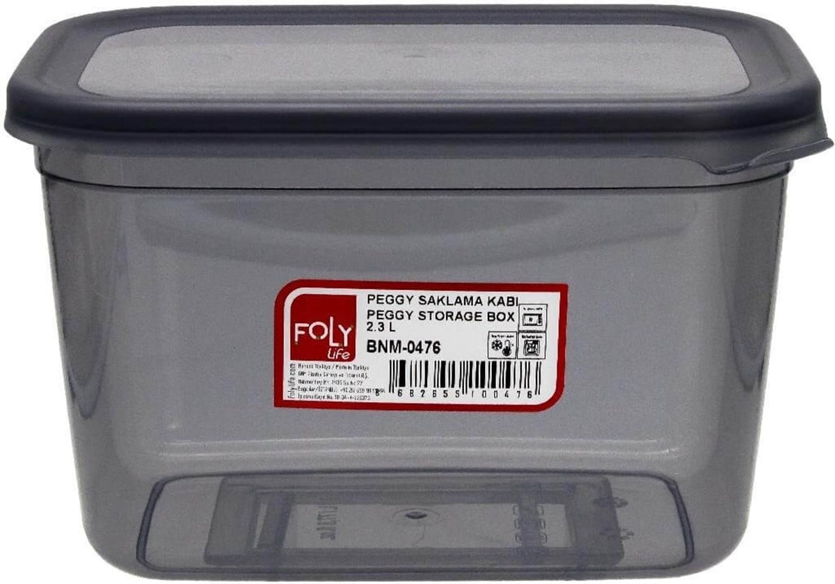 Peggy Foly Life Plastik Saklama Kabı 2.3 Litre BNM-0476