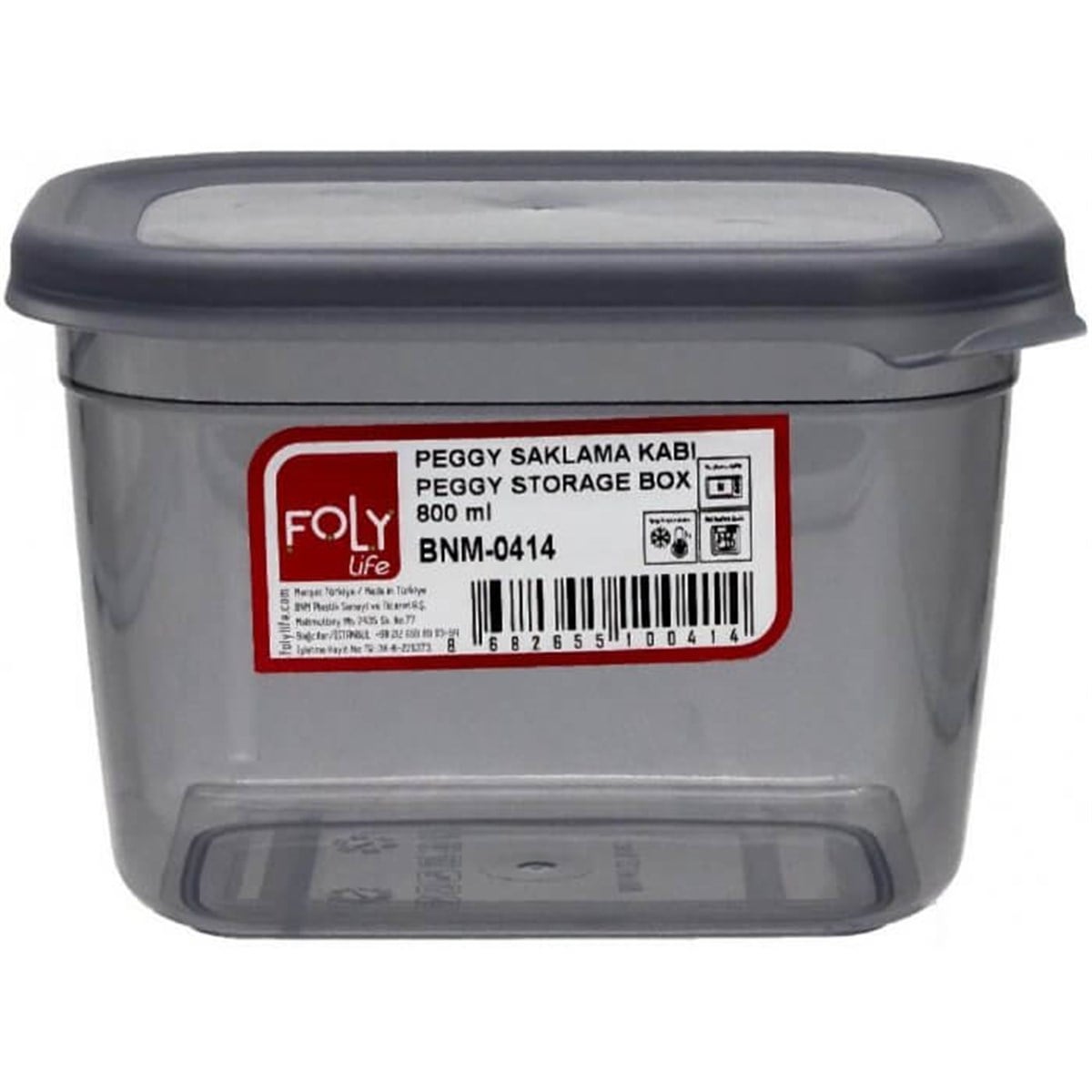 Peggy Foly Life Plastik Saklama Kabı 800 ML BNM-0414