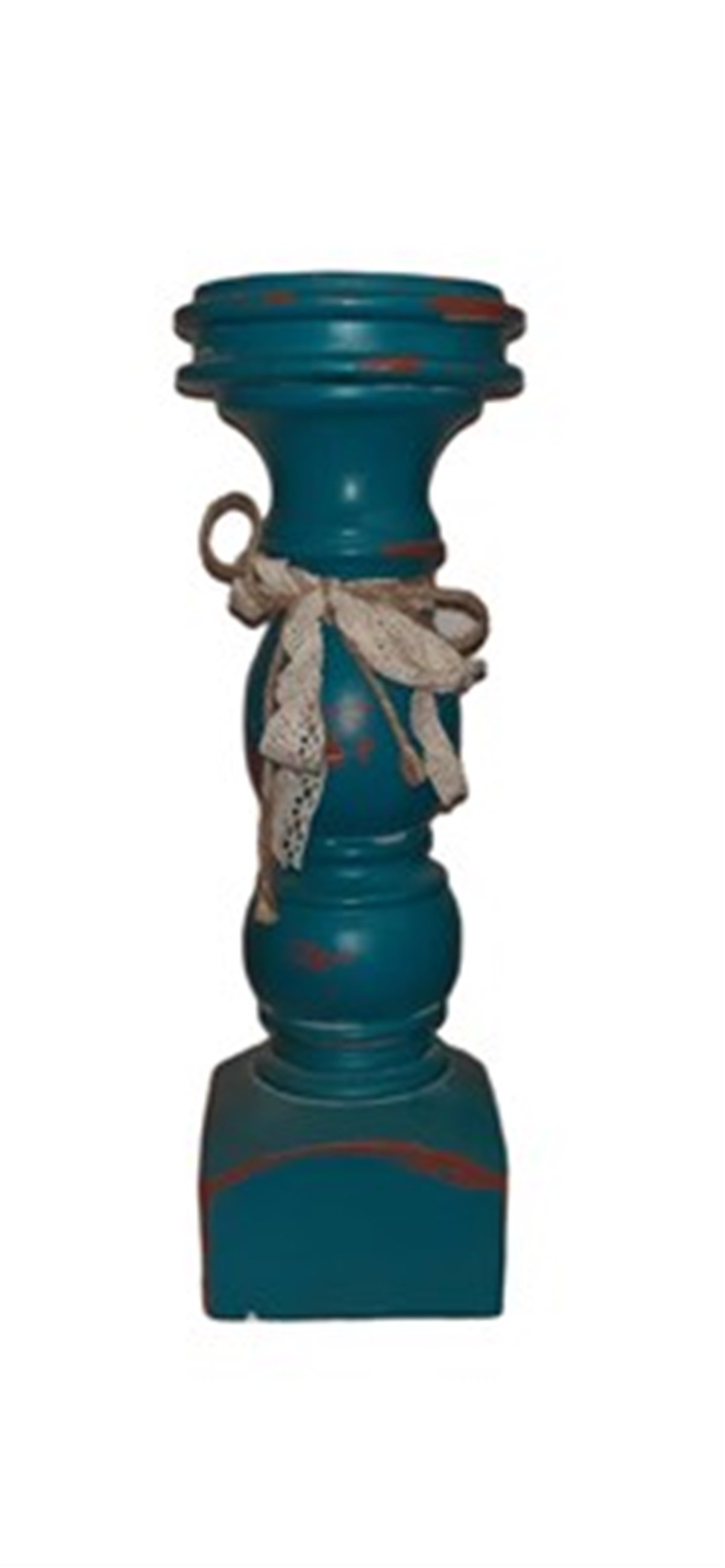 Porio M65-117 Turkuaz Büyük Mumluk 11x31