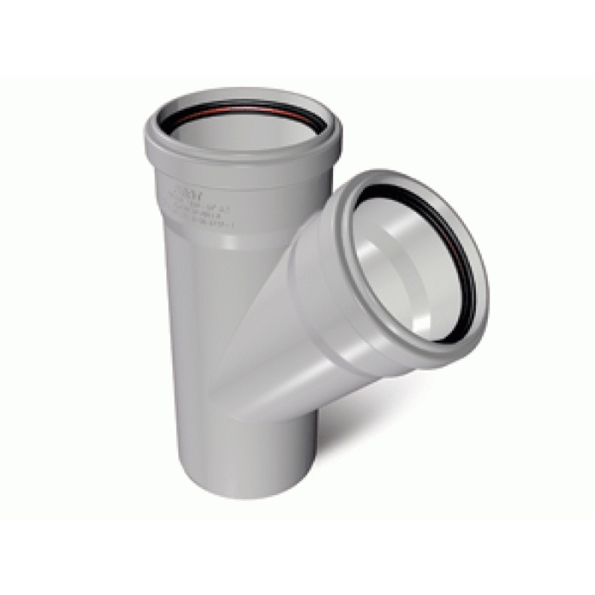 Pvc 125/100 Tek Çatal (45