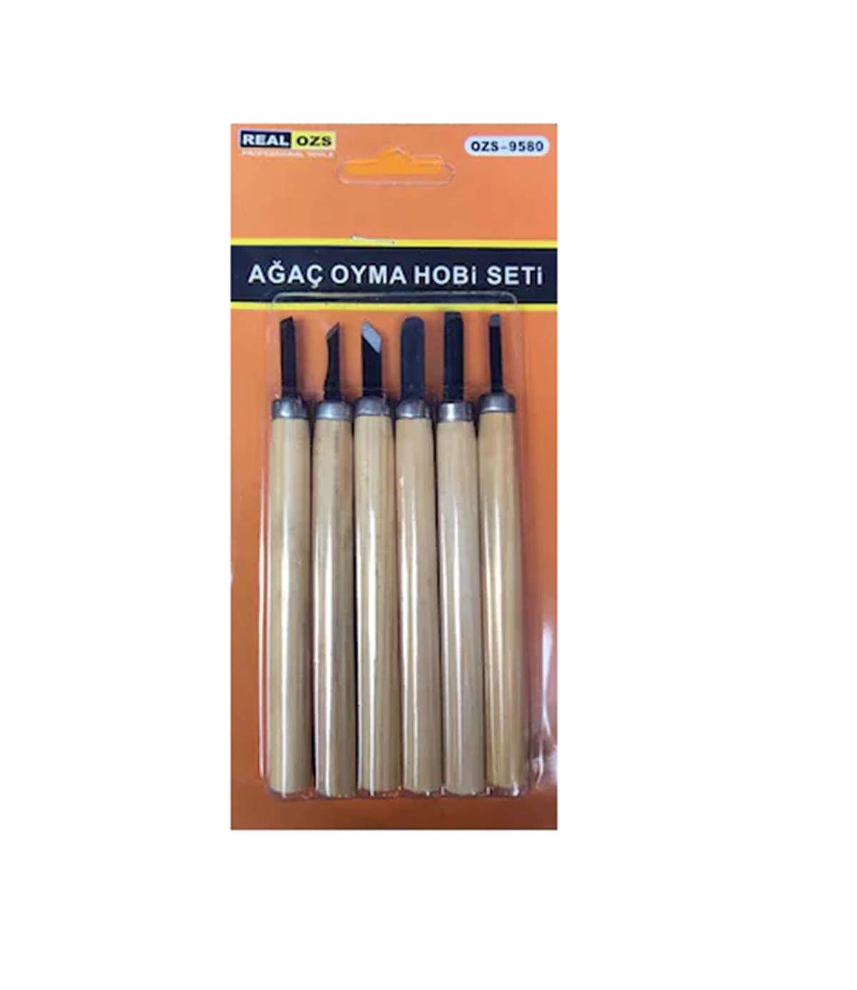 Real Özs Ahşap Oyma Hobi Seti 6 Parça