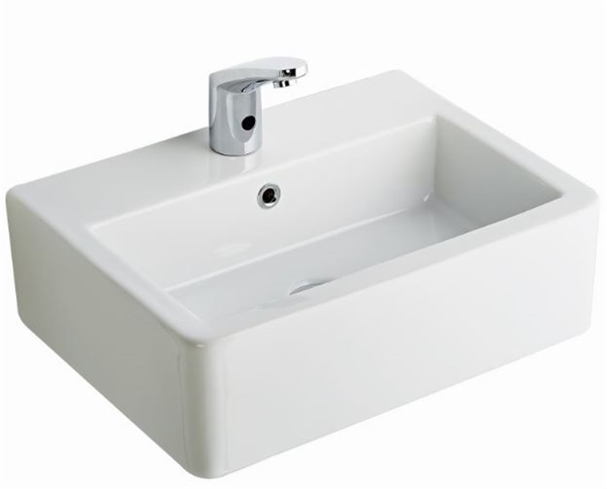 Seramiksan Aqua Tezgah Üstü Dikdörtgen Lavabo 56 Cm A074003