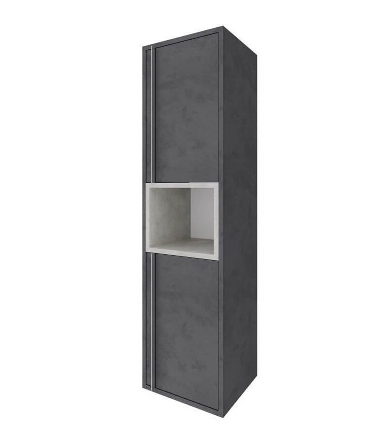 Seramiksan Boy Dolabı Allure 40 Cm Oksit Stone