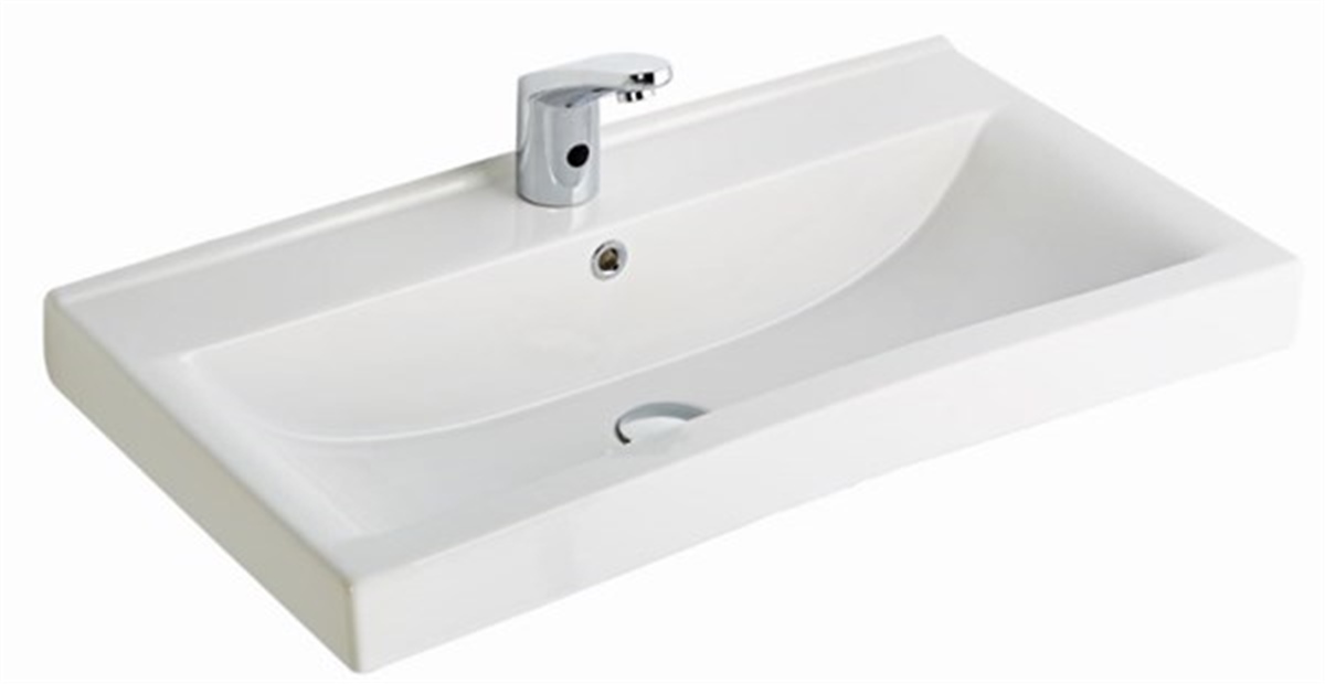 Seramiksan Luna Tezgah Lavabo Kalın Bant 80 Cm A062102