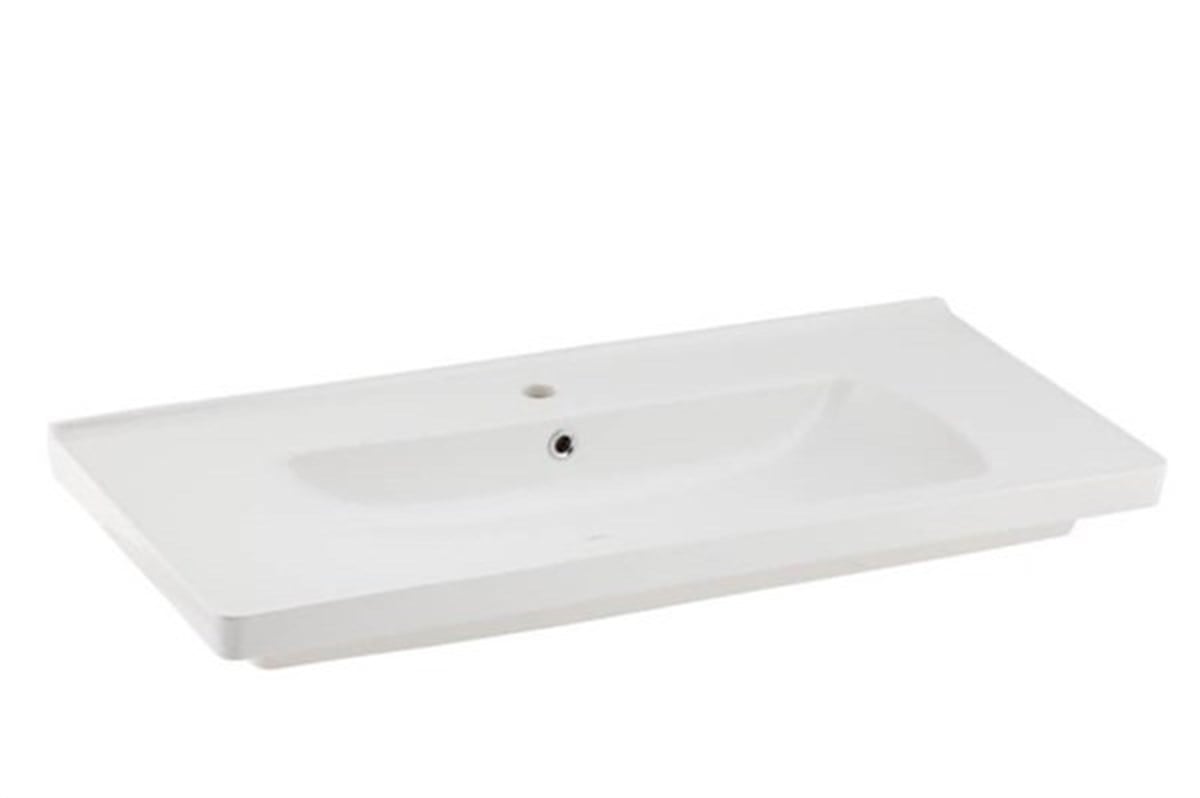 Seramiksan Satürn 100 Cm Etajerli Beyaz Lavabo A142030H