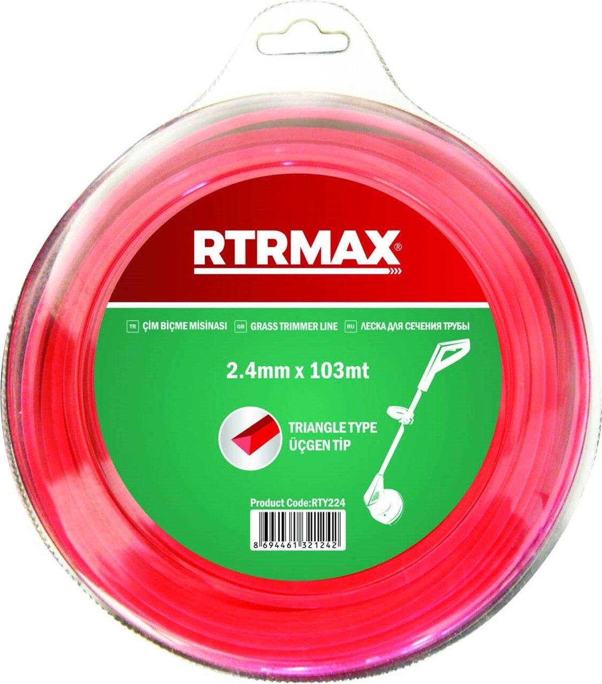 Sprıng Garden Tırpan Misinası 2.4Mm Üçgen