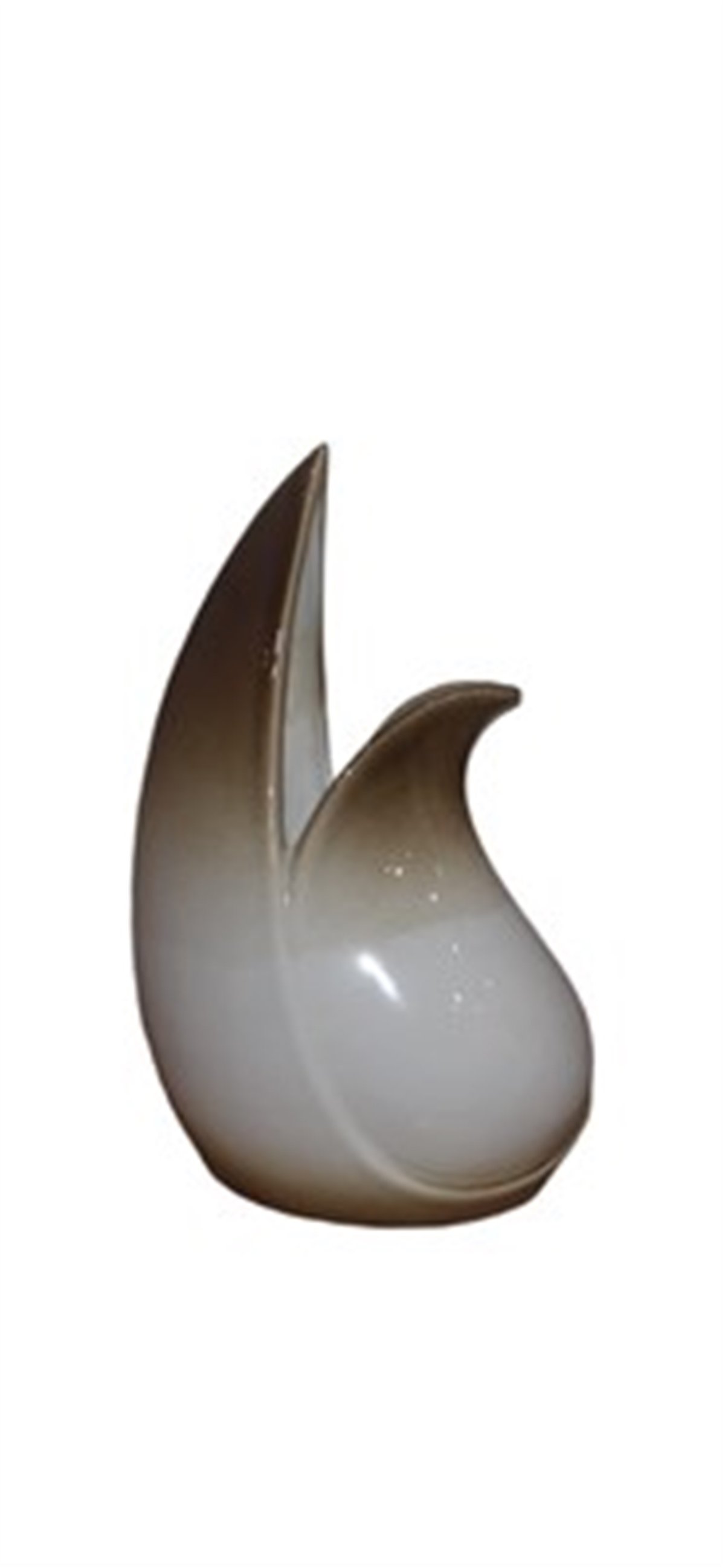 Star Cq 017 Kahve Krem Dekoratif Vazo 30 Cm