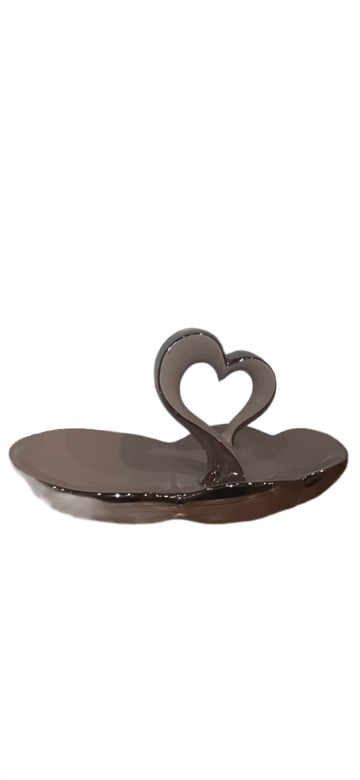 Star Nc 015 Kapiçino Gümüş Kalpli Kapak 40 Cm