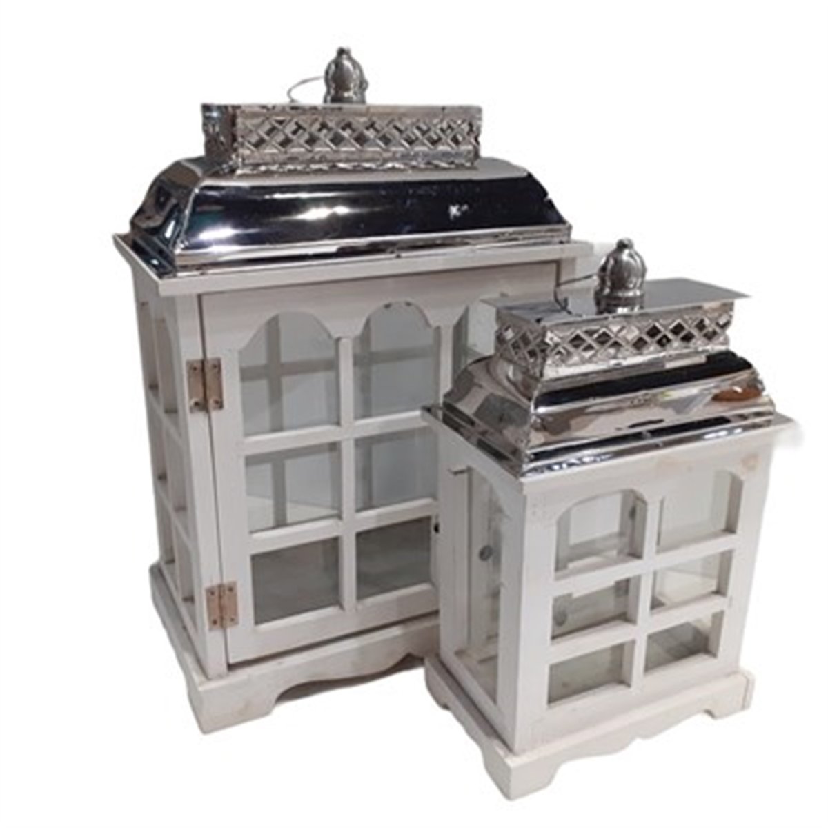 Star Ru 013 Beyaz Ahşap 2 Li Fener