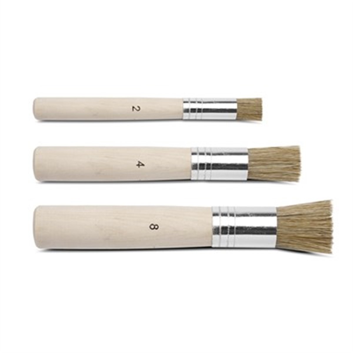 Stencil Fırça Seti 3' lü