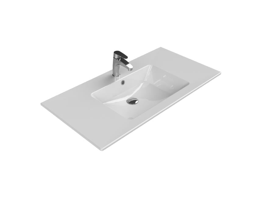 Turkuaz 101x51 CM İbiza Etejerli Lavabo 050500