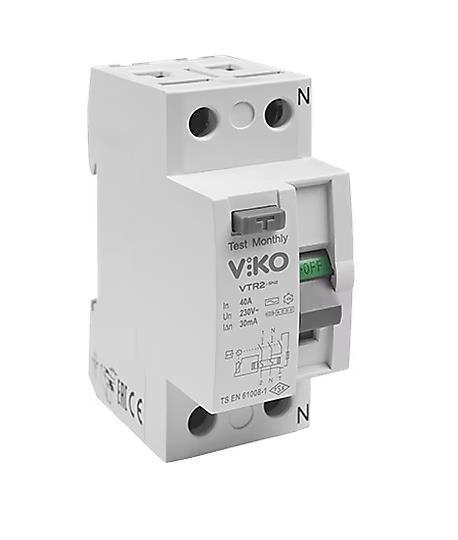 Viko 2X25 30ma Kaçak Akım Rölesi Vtr2-2530