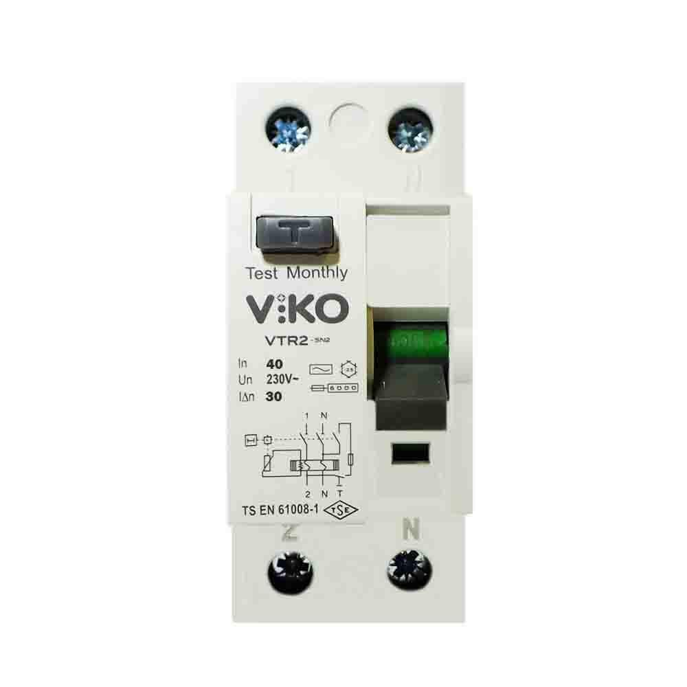 Viko 2X40 30ma Kaçak Akım Rölesi Vtr2-4030