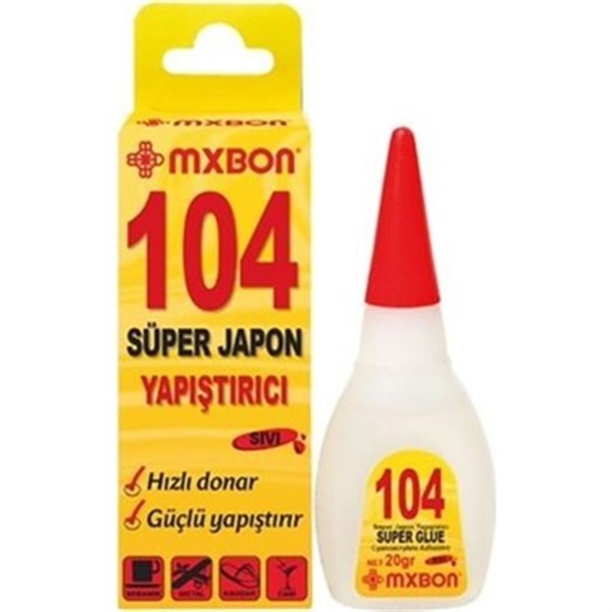 Vodabond Şeffaf 104 Süper Japon Yapıştırıcı 15 Gr