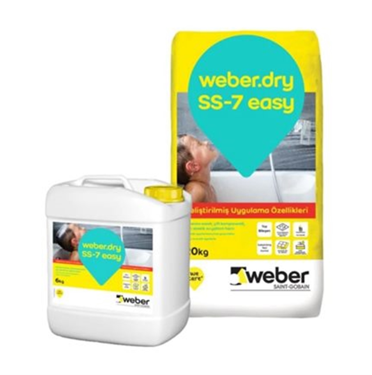 Weber Dry Easy Ss 7 Set 20 Kg + 6 Kg