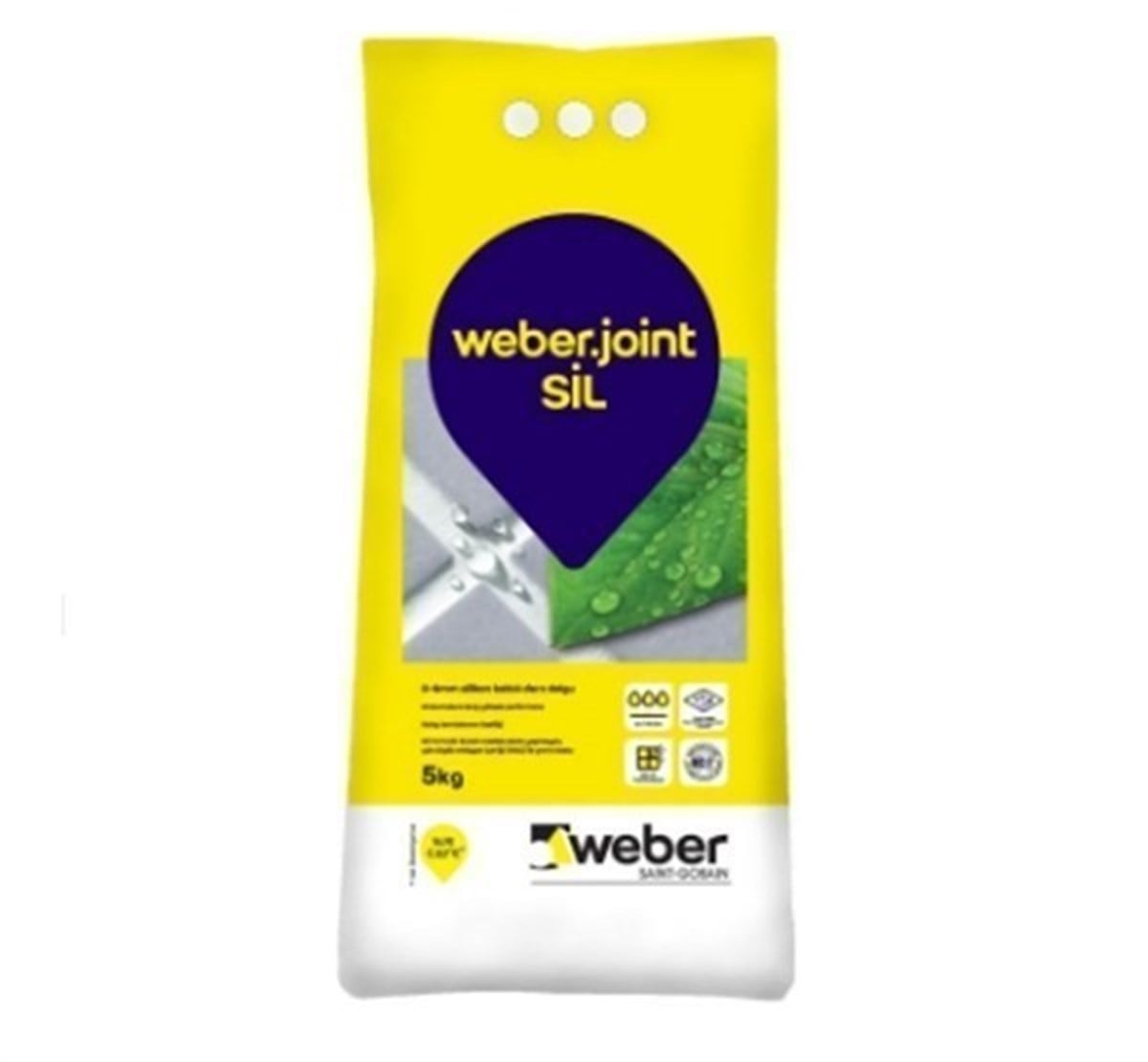 Weber Joint Silikonlu Derz Dolgusu Fildişi 5 Kg