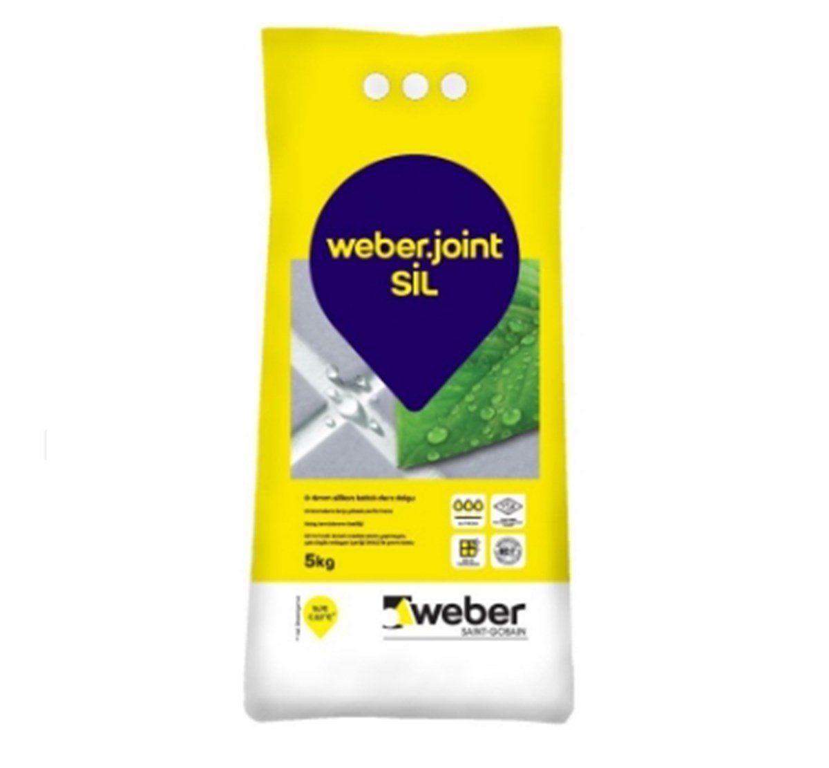 WEBER JOINT SİL.DERZ DOLGUSU SİYAH 5KG
