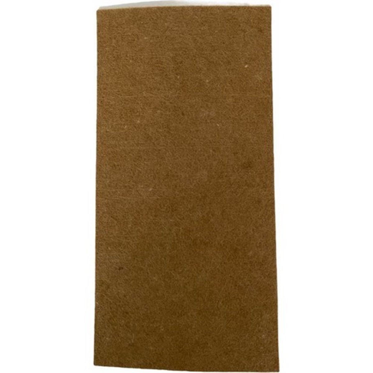 Yapışkanlı Kahverengi Keçe 12X24 Cm