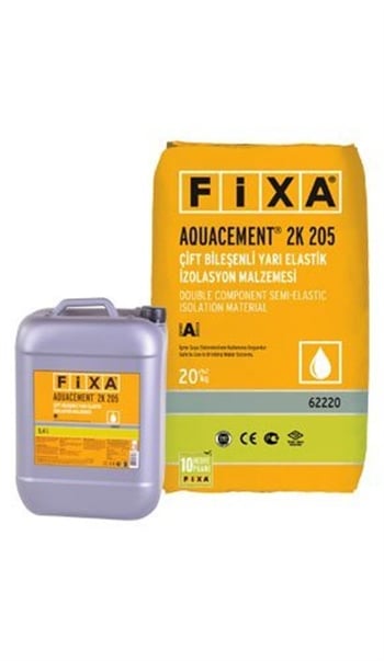 Fixa Yarı Elastik Su Yalıtımı A-20 Kg ve B-5.4 Kg