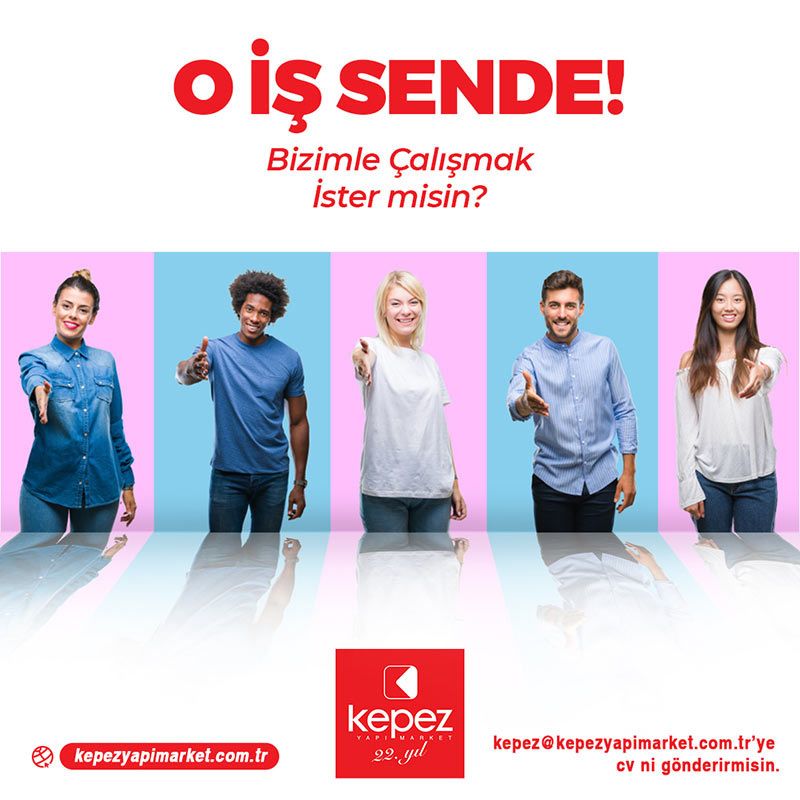 O iş sende! Bizimle çalışmak ister misin?