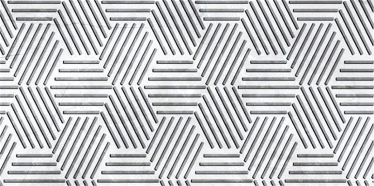 30x60 Zeus Hexagonel Sılver Motıf 1. Kalite (57,6)