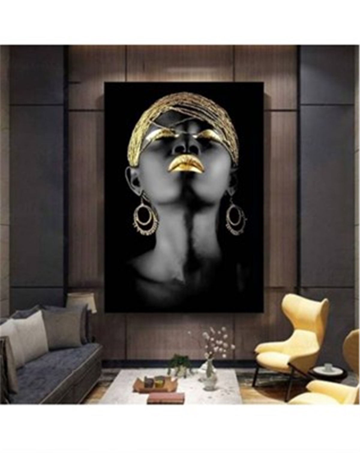50*70 Siyahi Kadın Tablosu